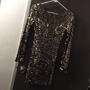 Sparkling gold dress